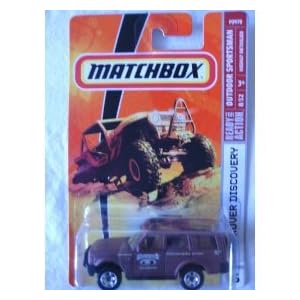 Mattel Matchbox 2007 MBX Outdoor Adventure 1:64 Scale Die Cast Metal Car #96 - Brown Color Outback Adventures Sport Utility Vehicle SUV Land Rover Discovery