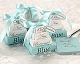 Something Old, New, Borrowed, and BLUE Note Favor Set Set of 4 (Set of 48) - Baby Shower Gifts & Wed