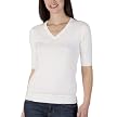 Merona&reg; Elbow Sleeve V Neck Sweater - Fresh White