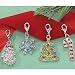 Holiday Jewel Collar Charms - Snowman