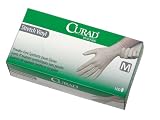 CUR8225 Medline 1000 EA/CS,10 BX/CS,1 CT/CS GLOVE,EXAM,STRETCH VINYL,PF,MD Medline CUR8225