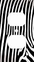 Zebra Skin Print Decorative Outlet Cover