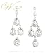 STUDIO 925: *CHANTECLEER PEAR DROP CHANDELIER EARRINGS*