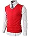 H2H Mens Various Color Casual Slim Fit Knit Vest
