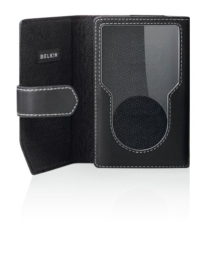 Belkin Leather Folio Case for 80/120 GB iPod classic (Black)