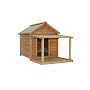 Premium Pet Products Simply Cedar Dog House Porch and Deck Addition, Large (House Sold Separately)