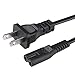 NiceTQ Replacement Us 2-prong Port Ac Power Supply Cable Cord for Hp Officejet PRO 8600 8610 8620 8630 251dw X476d Printer