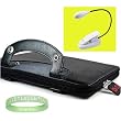 Amazon Kindle Reading Device 6 Display Melrose Leather Cover Jacket + White Double Bright Amazon Kindle 2 LED Book Light + Vangoddy tm, Live*Laugh*Love wrist band!!!