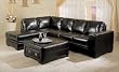 Roma Leather Sectional By Coaster Furniture With Silver Shipping