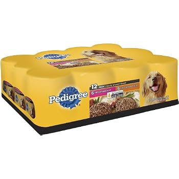 Set A Shopping Price Drop Alert For Pedigree Meaty Ground Dinner Variety Pack (Chopped Chicken, Chopped Beef) Food for Dogs, 13.2-Ounce Cans (Pack of 24)