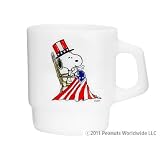 Fire King ファイヤーキングスタッキングマグ Snoopy 国旗 スヌーピー マグカップ キャラクターシリーズ