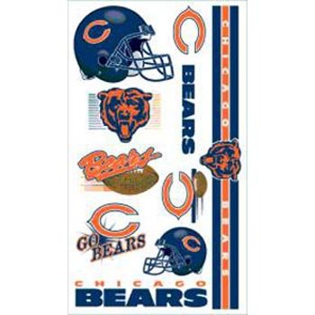 Chicago Bears Temporary Tattoos