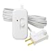 Lutron TT-300NLH-WH Credenza Lamp Dimmer White