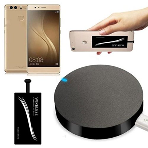 Hotsale! For HTC 10 Qi Wireless Charger Pad + Type-C Wireless Charger Sticker Receiver