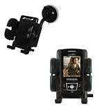 Samsung SCH-R610 Flexible Car Windshield Holder - Gomadic Brand
