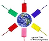 Jelly Luggage Tags - 3 Translucent Luggage Tags in Popular Colors