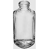 Clear, Glass, Triangle, Mini, Bottles, 1 , ,Tiny, Bottle, with , , 1 , , Cork