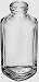 Clear, Glass, Triangle, Mini, Bottles, 1 , ,Tiny, Bottle, with , , 1 , , Cork