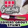 Grout-Aide Grout and Tile Marker (White)-Set of 2