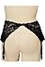 Angelique Women's Plus Size Floral Lace Nickel Free Adjustable Garter Belt for Stockings Black 18/20
