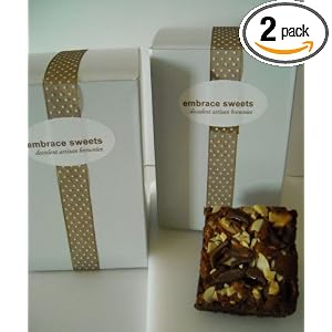 Embrace Sweets Toffee Almond Crunch Brownies 12 pack by Embrace Sweets Brownie Boutique Collection