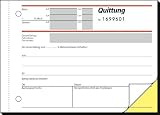 Produkt-Bild: Sigel SD121 Quittung, mit fortlfd. Nummerierung, 1. u. 2. Blatt bedruckt, mit Sicherheitsdruck, selbstdurchschreibend, A6 q, 2 x50 BL