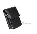 Padded Black Semi-hard Leather case for PANASONIC LUMIX DMC-TZ65 TZ7 TZ6 TZ5 ZS3 ZS1,CANON PowerShot A2100 A1100 SX200 SX110 IS,E1 D10,Fuji finepix F,A,Z& J series,Nikon Coolpix P6000,P5100,P5000, P60, P50,Olympus Mju 5000 7000 9000, MJU TOUGH 6000 8000,Samsung PL50 PL60,ST50,L310W L210 L100,P1200 P1000,Sony Cyber-Shot Digital camemra.