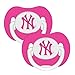 MLB New York Yankees Pacifiers (Pack of 2), Pink