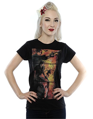 Star Wars Women's Rogue One Jyn Comic Strip T-Shirt