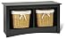 Prepac Twin Cubby Bench - Black