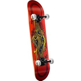 Powell Golden Dragon Diamond Dragon Complete Skateboard (7.5-Inch) by