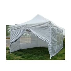 NEW WATERPROOF 3M X 4.5M POP UP TENT GAZEBO MARQUEE PARTY TENT CANOPY+ 4 SIDES (SILVER)