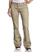 Dickies Girls Juniors' Stretch Twill 2 Back Pockets Pant, Khaki, Size 5