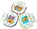 Baby : Disney Pooh Applique Velcro Bib - 1
