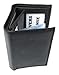 Dangerous Threads Mens Black Leather Wallet Lamb Classic Trifold 731