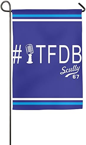 Vin Scully #ITFDB Dodgers Decorative Home Garden Banner
