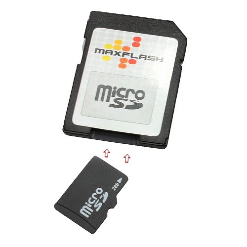 2GB Carte mémoire pour Samsung B2100 (Micro SD, adaptateur SD inclus)