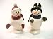 Snowman Set of Salt and Pepper Shakers