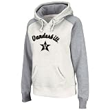 NCAA Vanderbilt Commodores Ladies Stone-Ash Mesa Logo Pullover Hoodie Sweatshirt