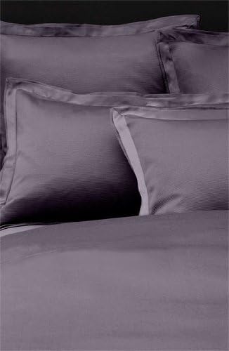 Donna Karan Modern Classics Ottoman King Sham w/Silk Flange- Charcoal