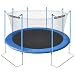 Ultrafit Jumper trampoline de jardin 430 cm avec filet de s�curit� / 4 pieds - Conforme aux DERNI�RES directives en mati�re de s�curit� Mod�le 2011 - jusqu'� 180kg