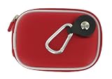 rooCASE EVA Hard Shell (Red) Case with Memory Foam for Canon PowerShot SD980IS Digital Camera Gold