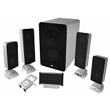 Cyber Acoustics 6 pc Brushed Aluminum Series Speakers CA-5648