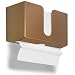 TrippNT 51934 Gold Metallic PETG Dual-Dispensing Paper Towel Holder, 11" Width x 6" Height x 4" Depth