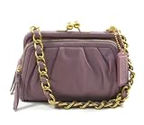 NEW AUTHENTIC COACH PARKER LEATHER SHOULDER CLUTCH HANDBAG (Mauve)
