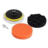 SHINA バフ研磨　スポンジパッド　カー研磨用　カーにワックスを塗る ポリッシャー サンダー　5インチ　125mm　5枚/セット (M14)