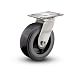 Albion 16 Series 5" Diameter Polyurethane on Polypropylene Wheel Medium Heavy Duty Zinc Plate Swivel Caster, Roller Bearing, 4-1/2" Length X 4" Width Plate, 750 lbs Capacity (Pack of 4)