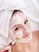 Wallmonkeys Peel and Stick Wall Decals - Girl with Clay Facial Mask. - Removable Graphic