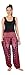 LOFBAZ Harem Pants for Women Yoga Boho Hippie Clothing Womens Palazzo Bohemian Pajama Beach Indian Gypsy Genie Clothes Peacock Burgundy M