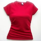 Flirty Diva Tees Woman's SoftStyle T-Shirt-Antique  Red